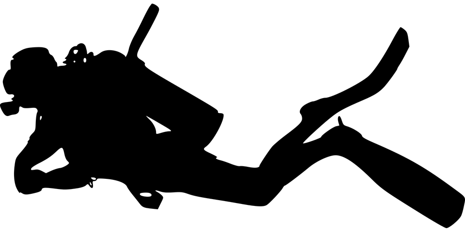 diver shilouette